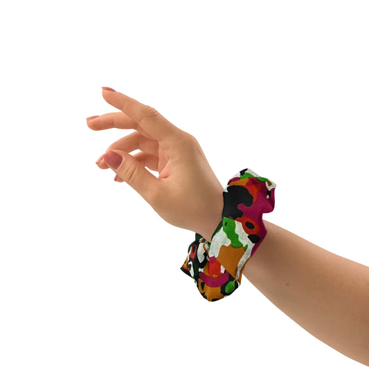 Multicolour Paint Scrunchie