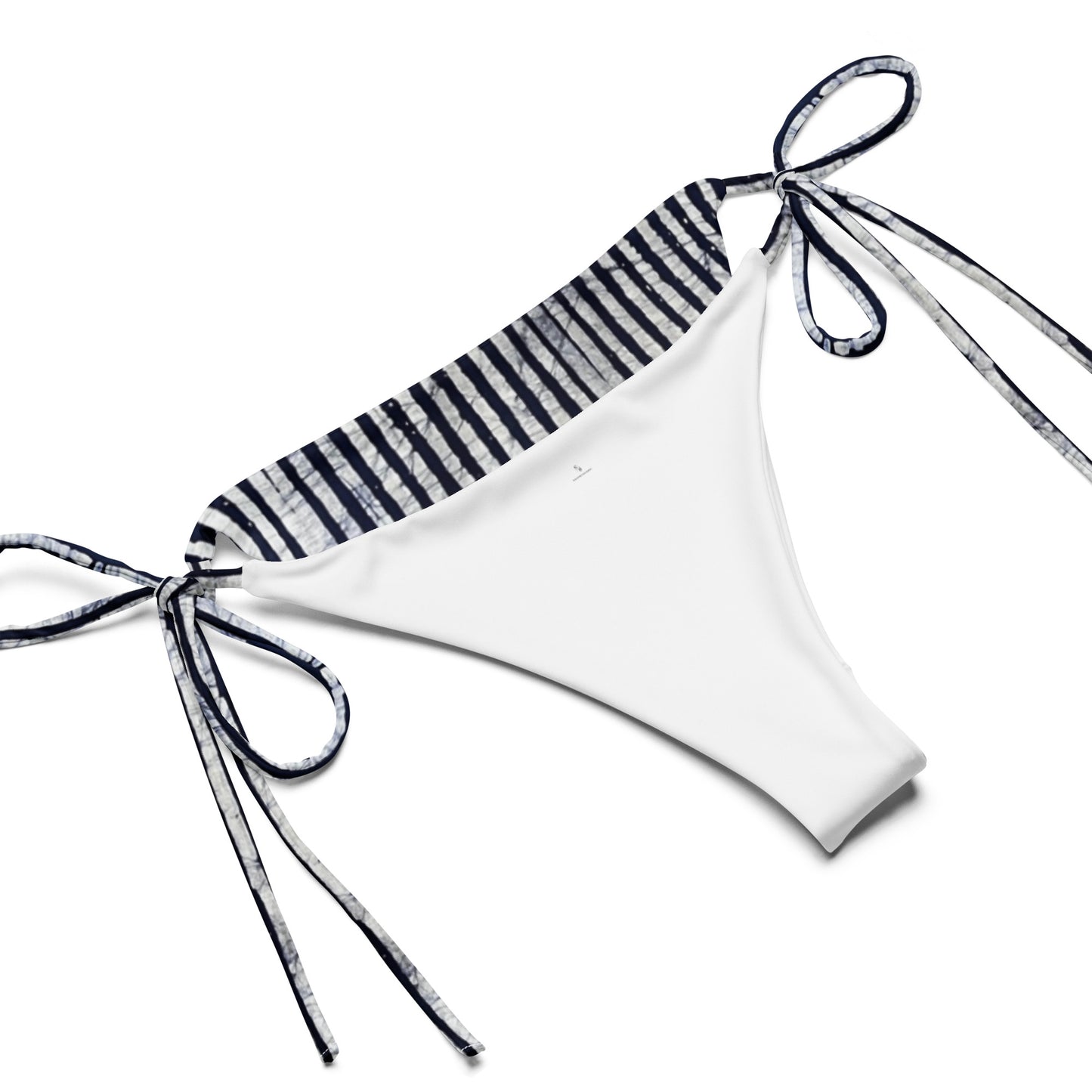 Stripey Adire String Bikini