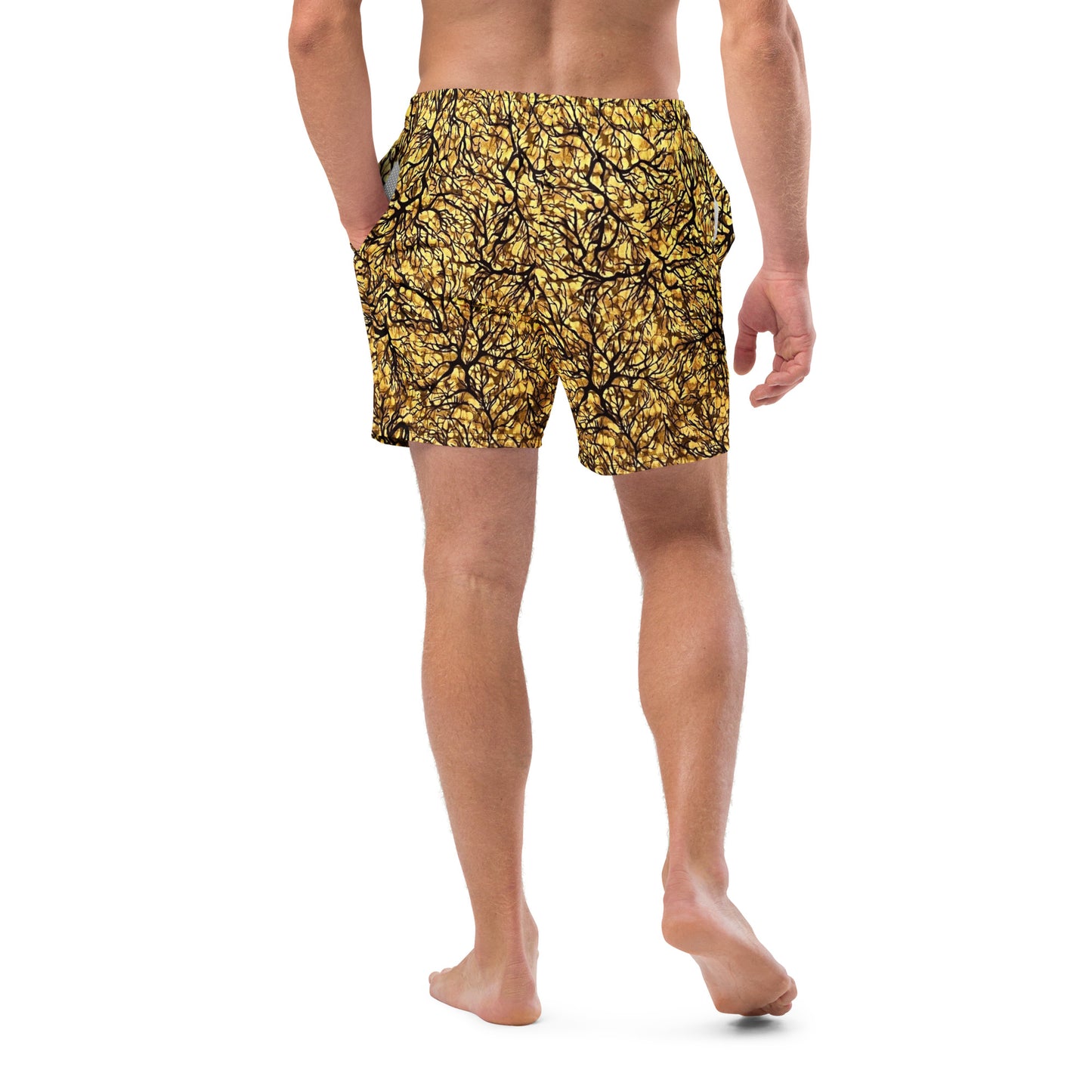 Trees Adire Men's Swim Trunks