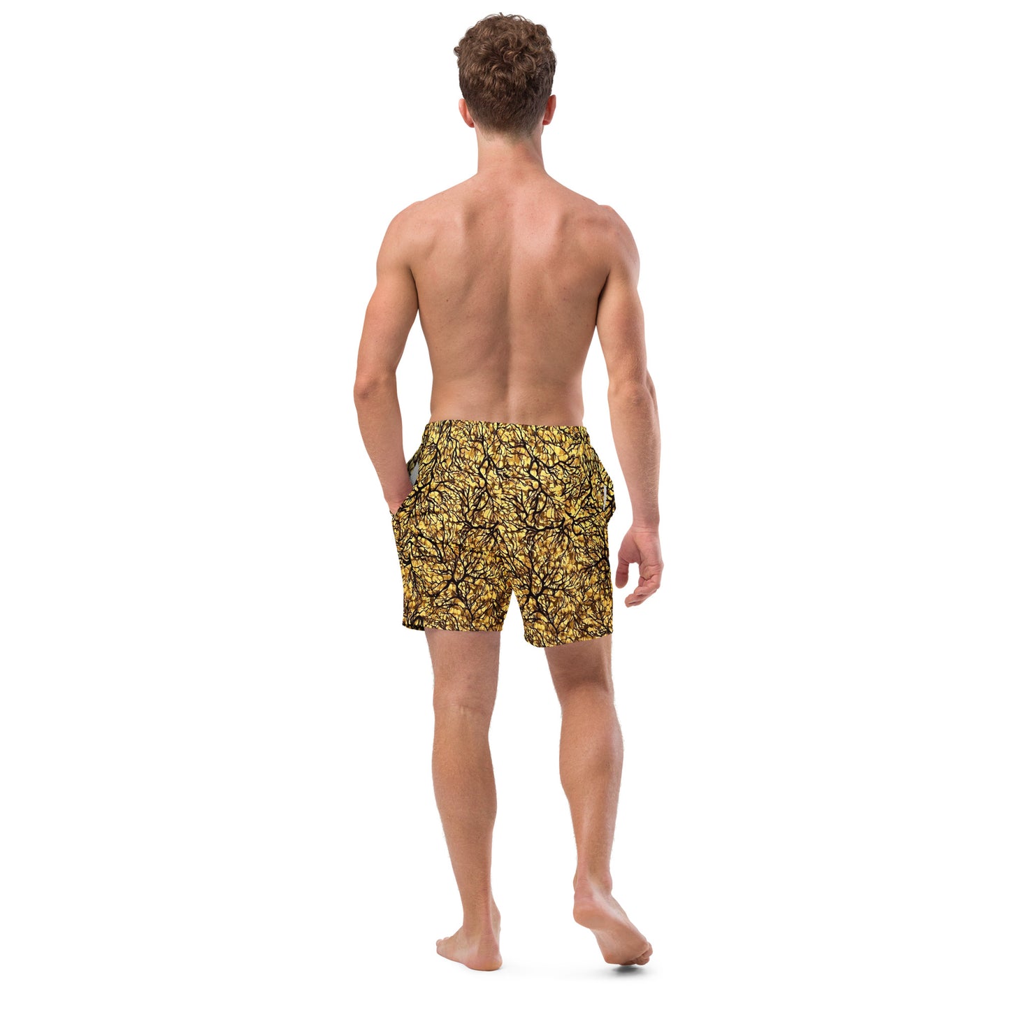 Trees Adire Men's Swim Trunks