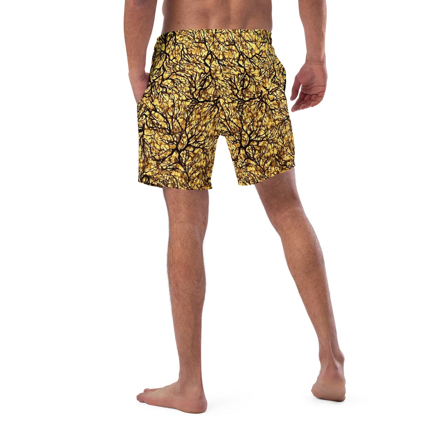 Trees Adire Men's Swim Trunks