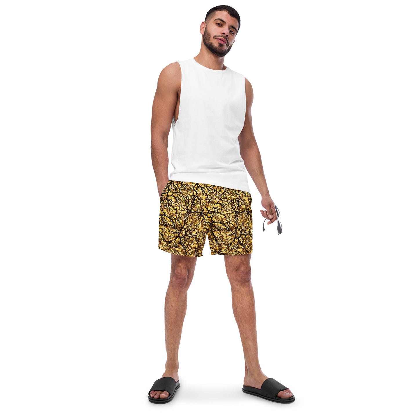 Trees Adire Men's Swim Trunks