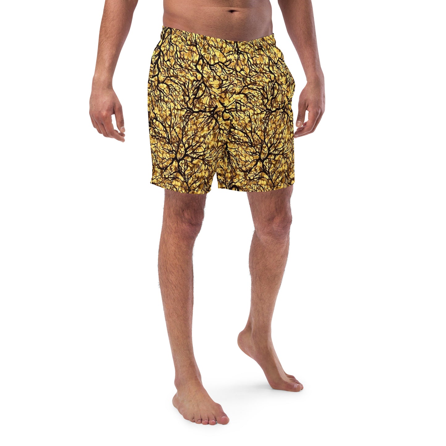 Trees Adire Men's Swim Trunks