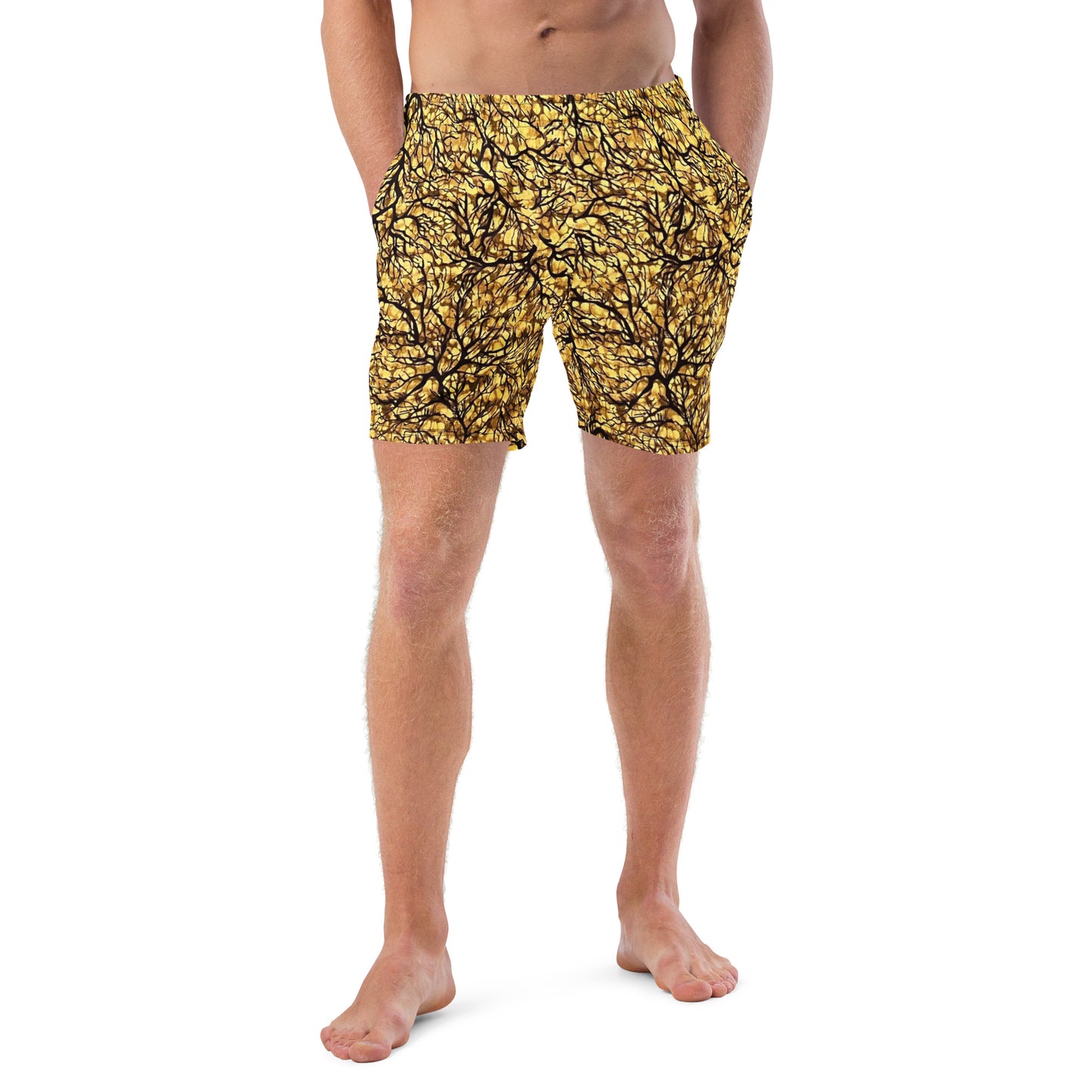 Trees Adire Men's Swim Trunks