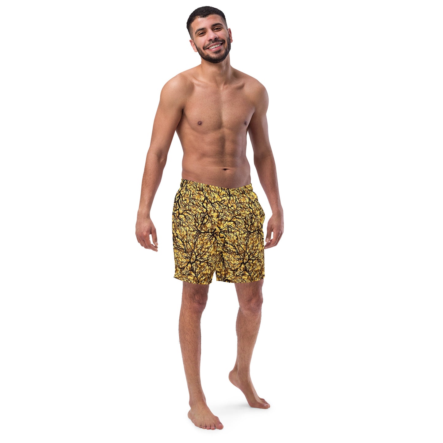 Trees Adire Men's Swim Trunks