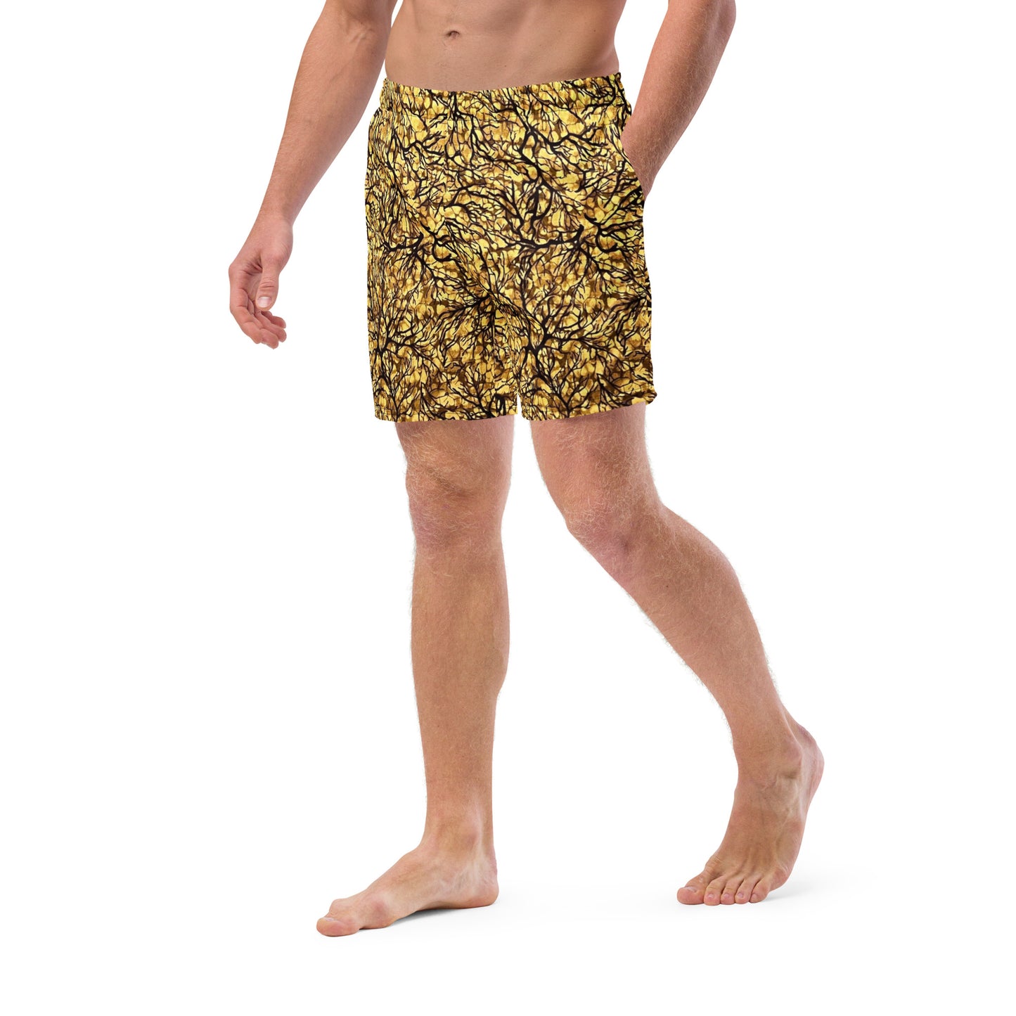 Trees Adire Men's Swim Trunks