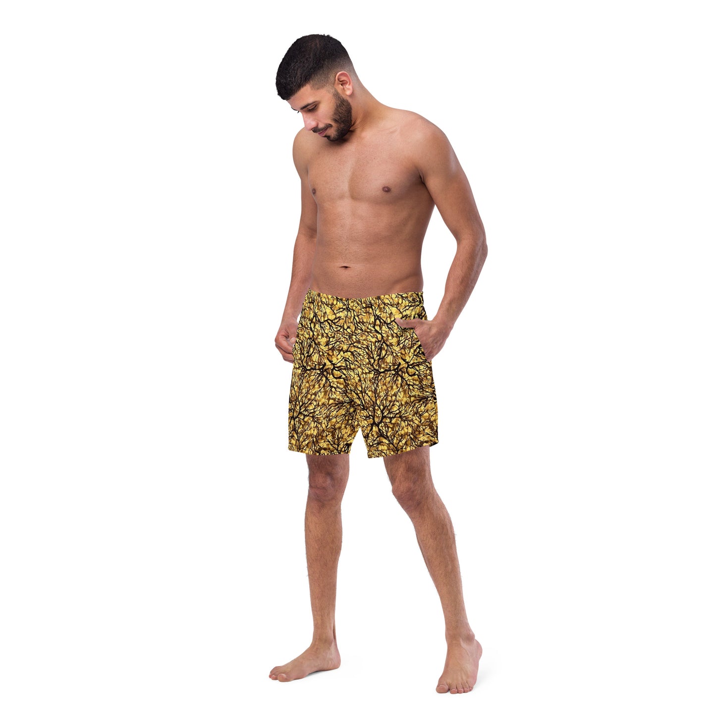 Trees Adire Men's Swim Trunks