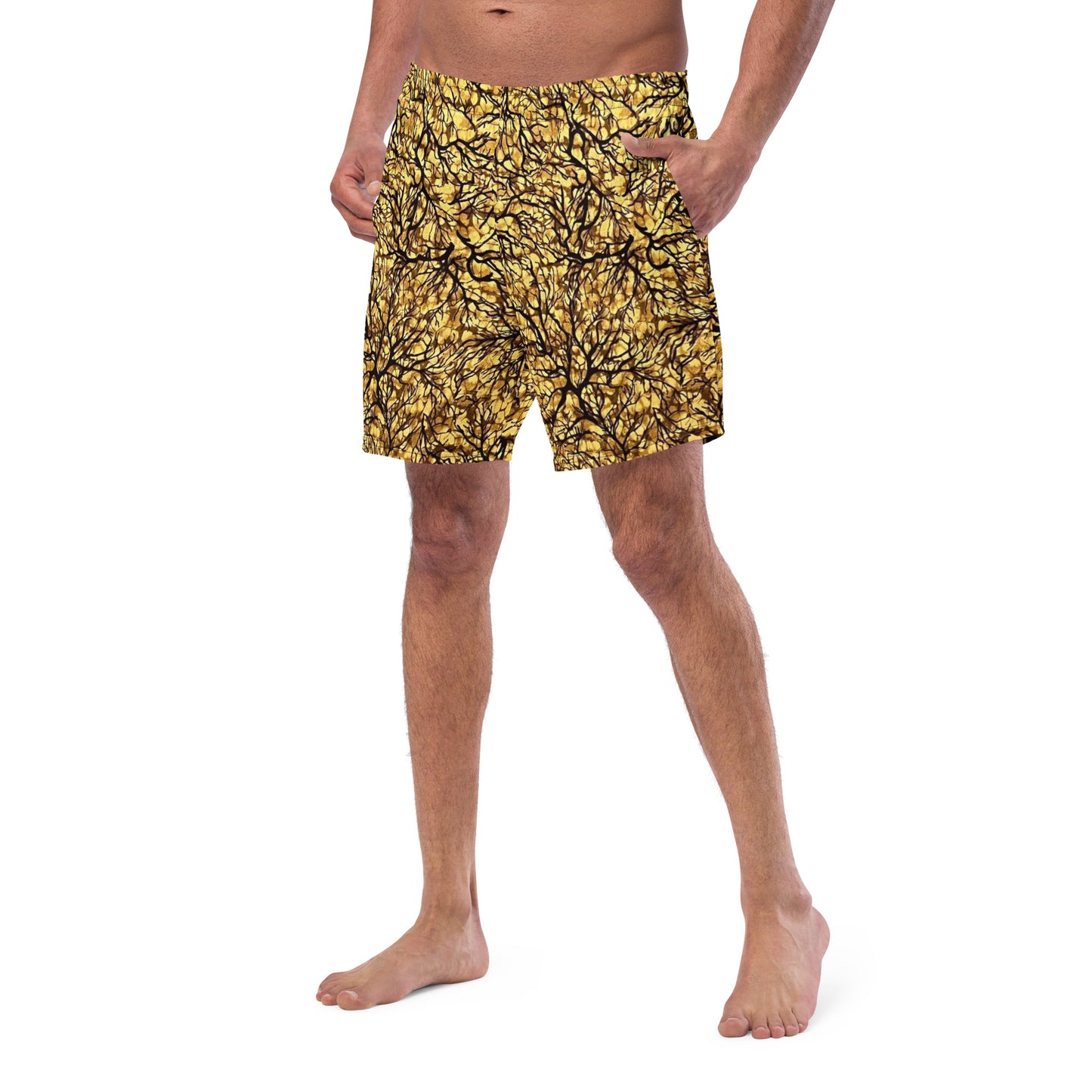 Trees Adire Men's Swim Trunks