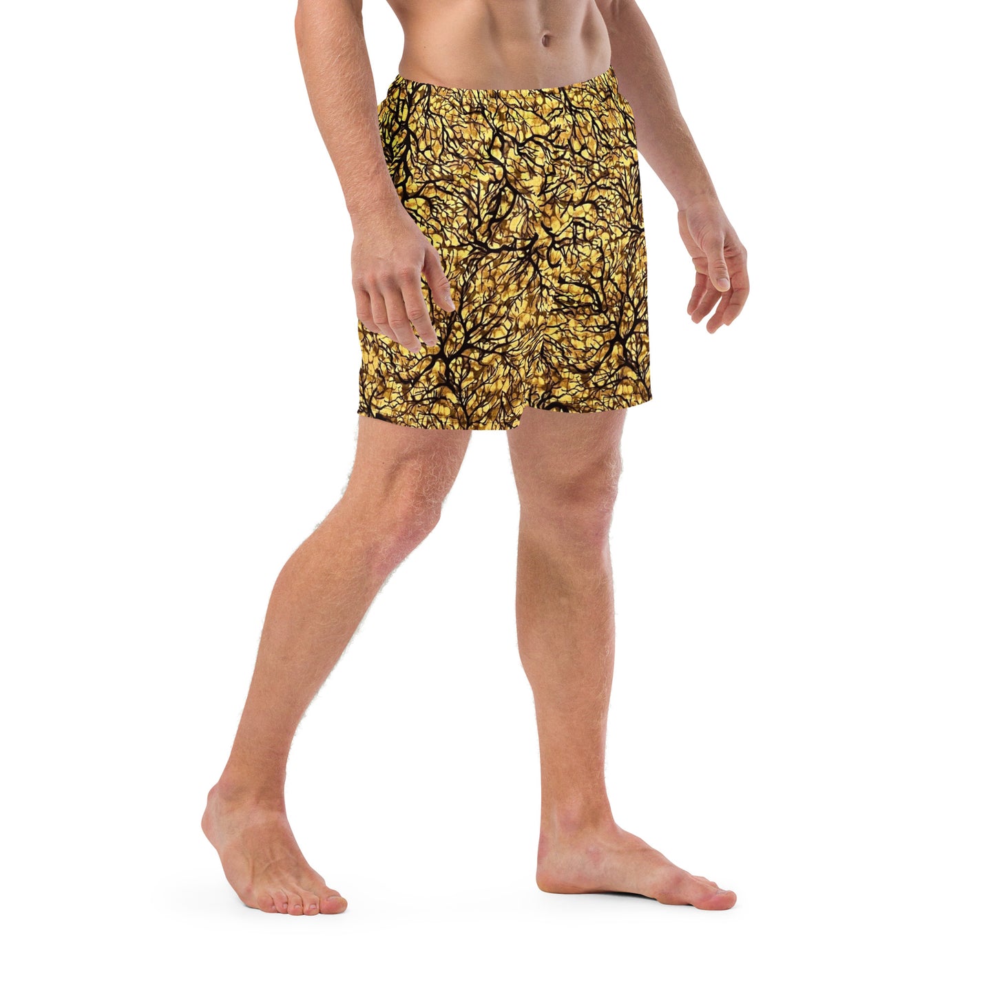 Trees Adire Men's Swim Trunks