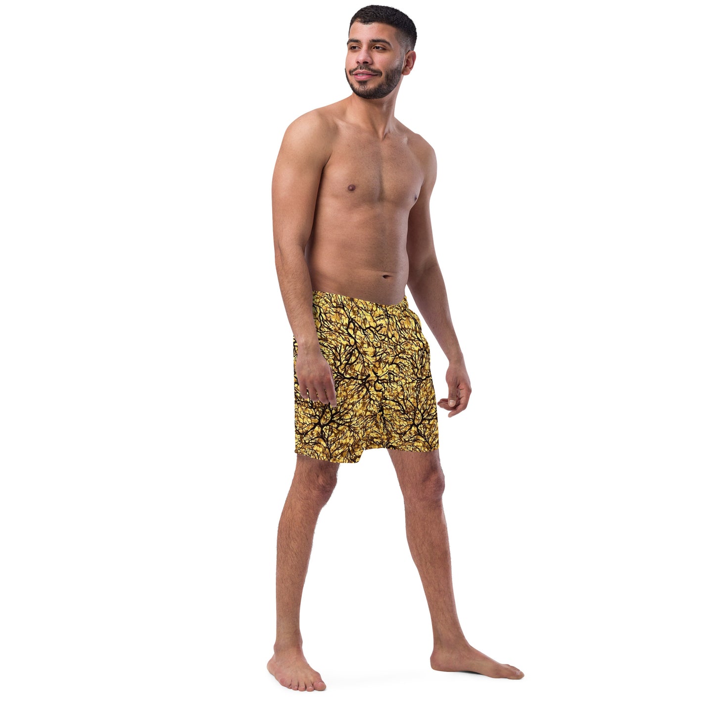 Trees Adire Men's Swim Trunks