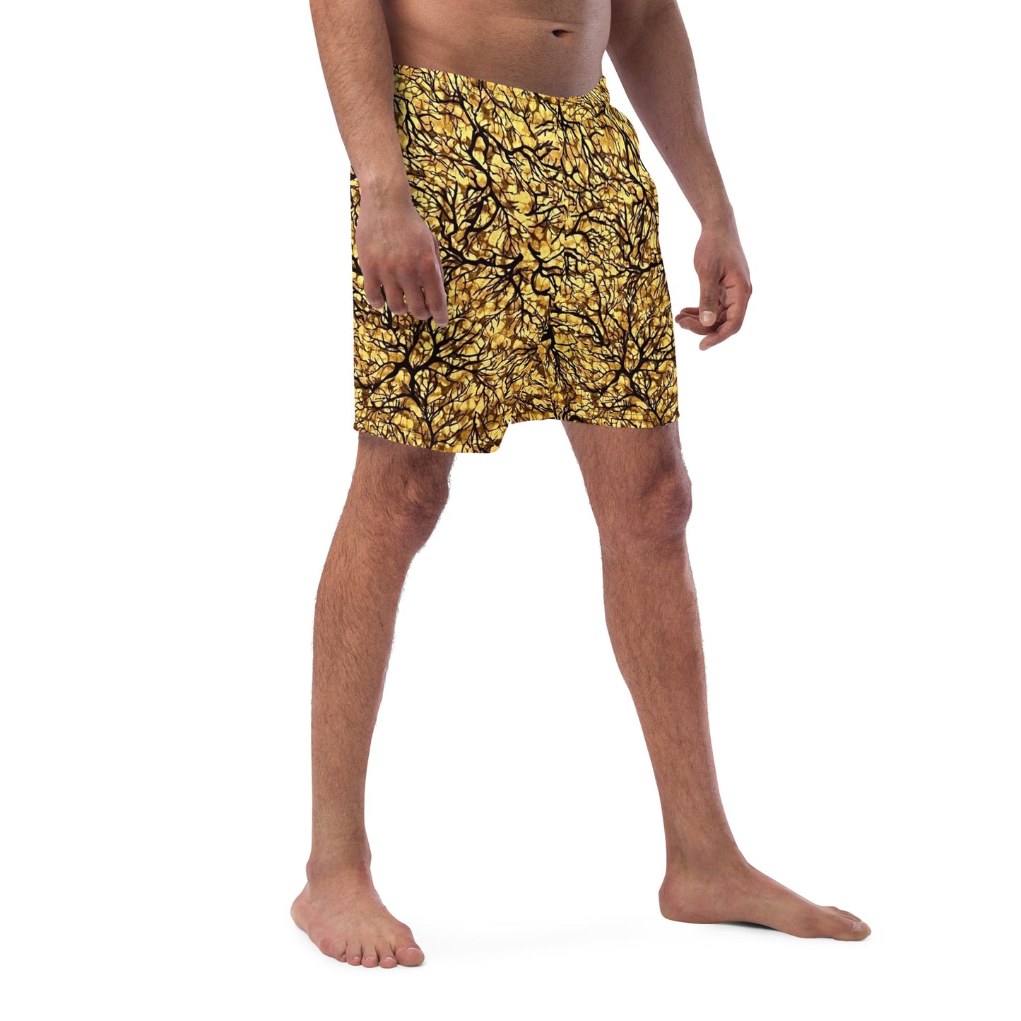 Trees Adire Men's Swim Trunks