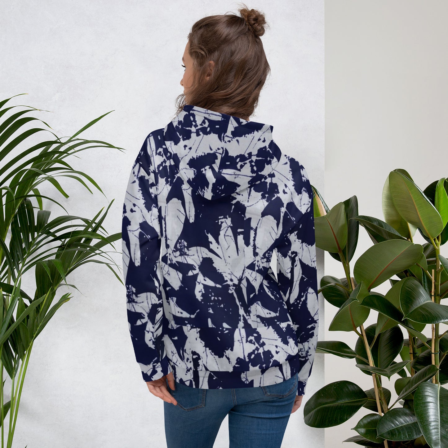 Indigo Adire Unisex Hoodie