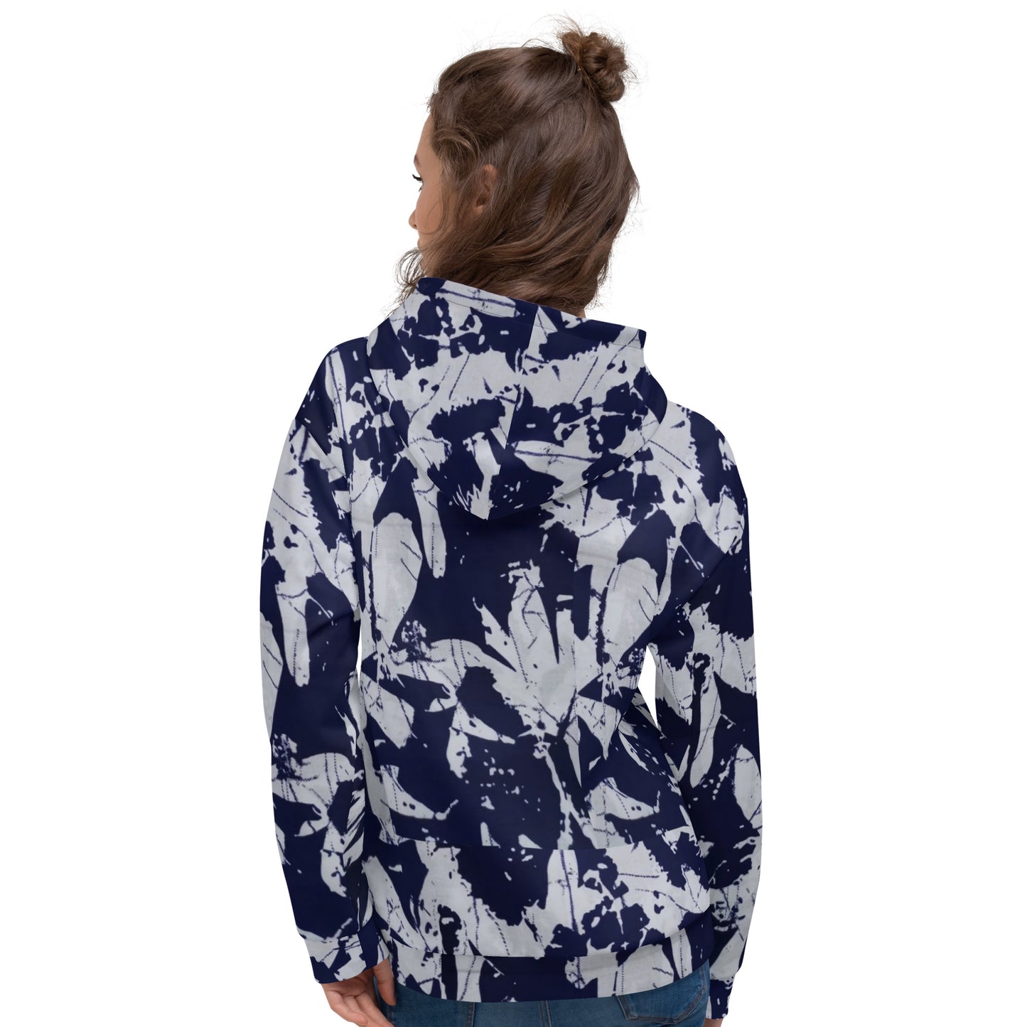 Indigo Adire Unisex Hoodie