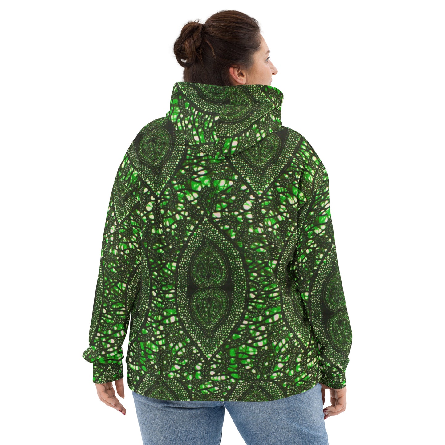 Green Peas Ankara Unisex Hoodie