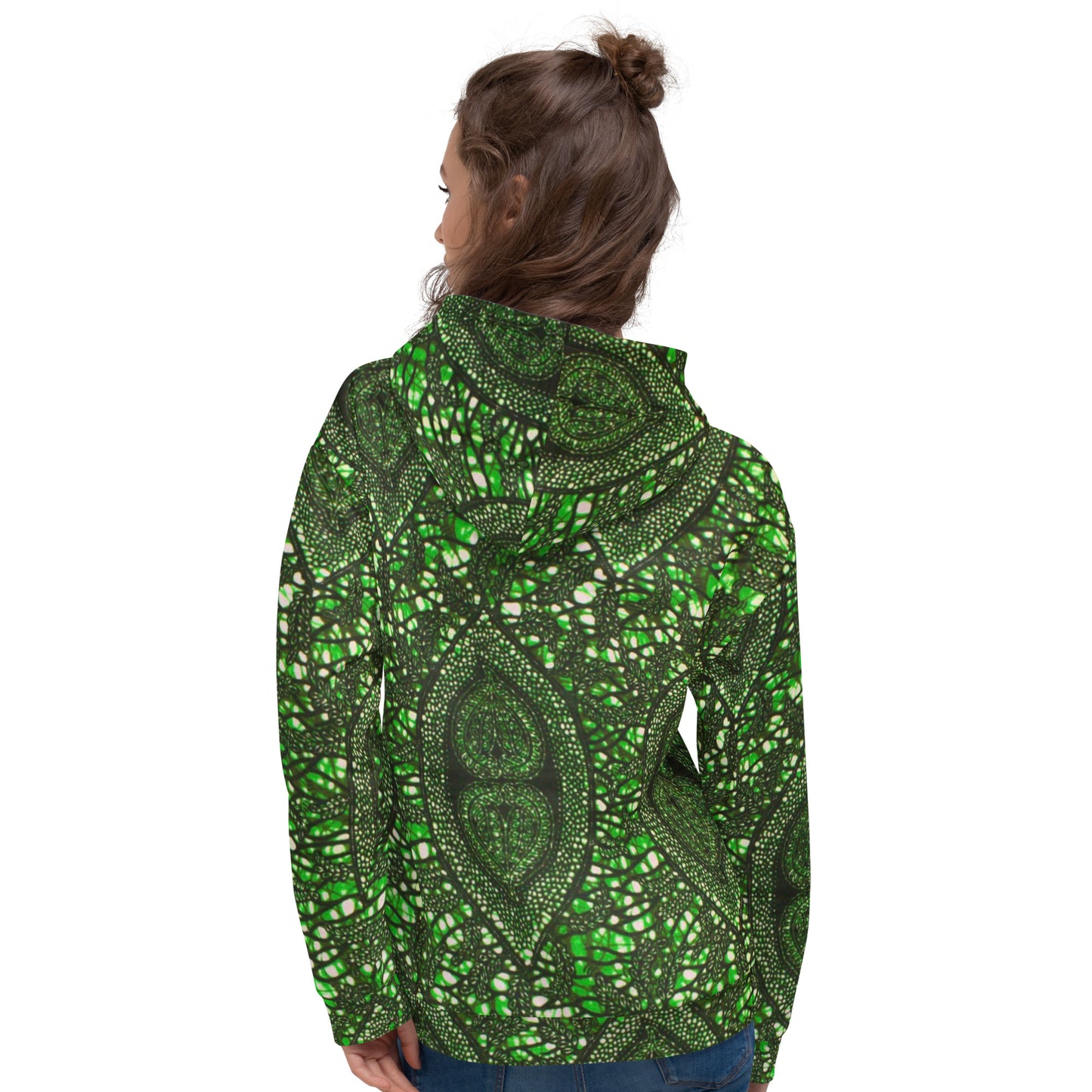 Green Peas Ankara Unisex Hoodie