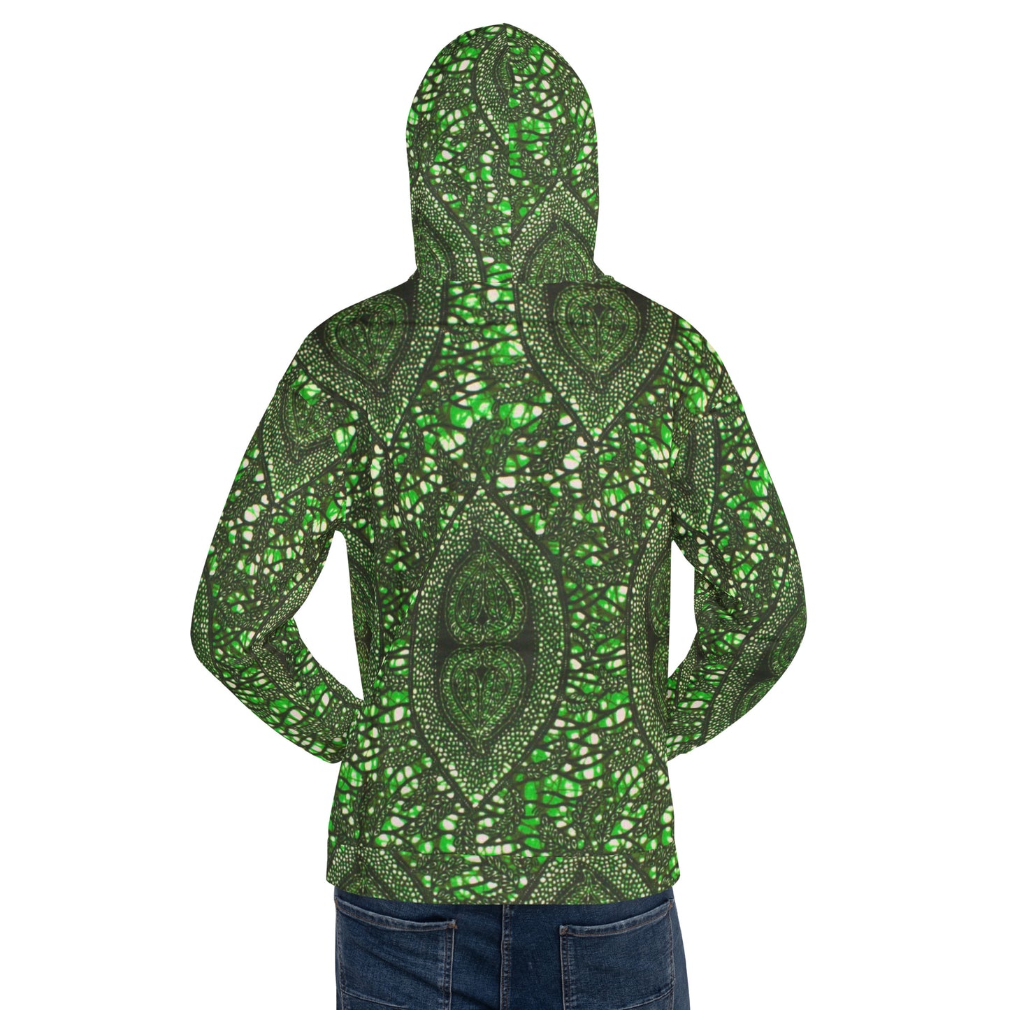 Green Peas Ankara Unisex Hoodie