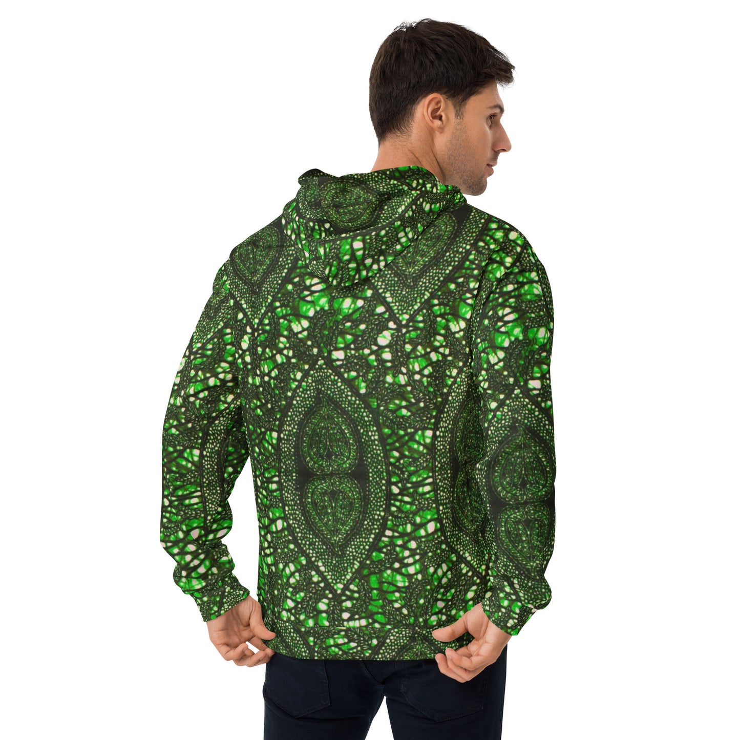 Green Peas Ankara Unisex Hoodie