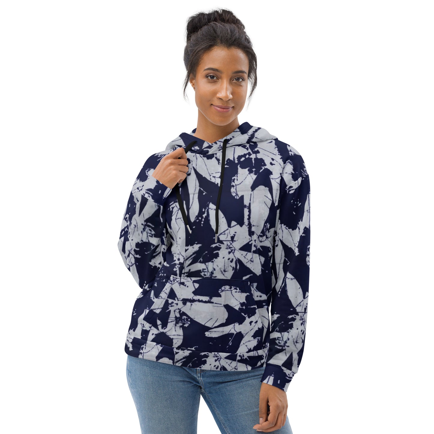 Indigo Adire Unisex Hoodie