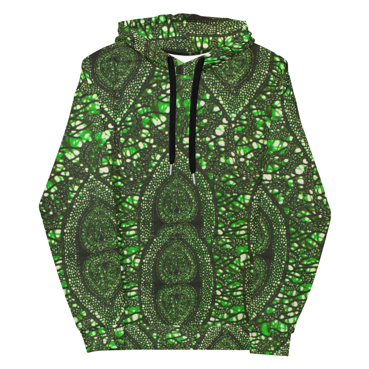 Green Peas Ankara Unisex Hoodie