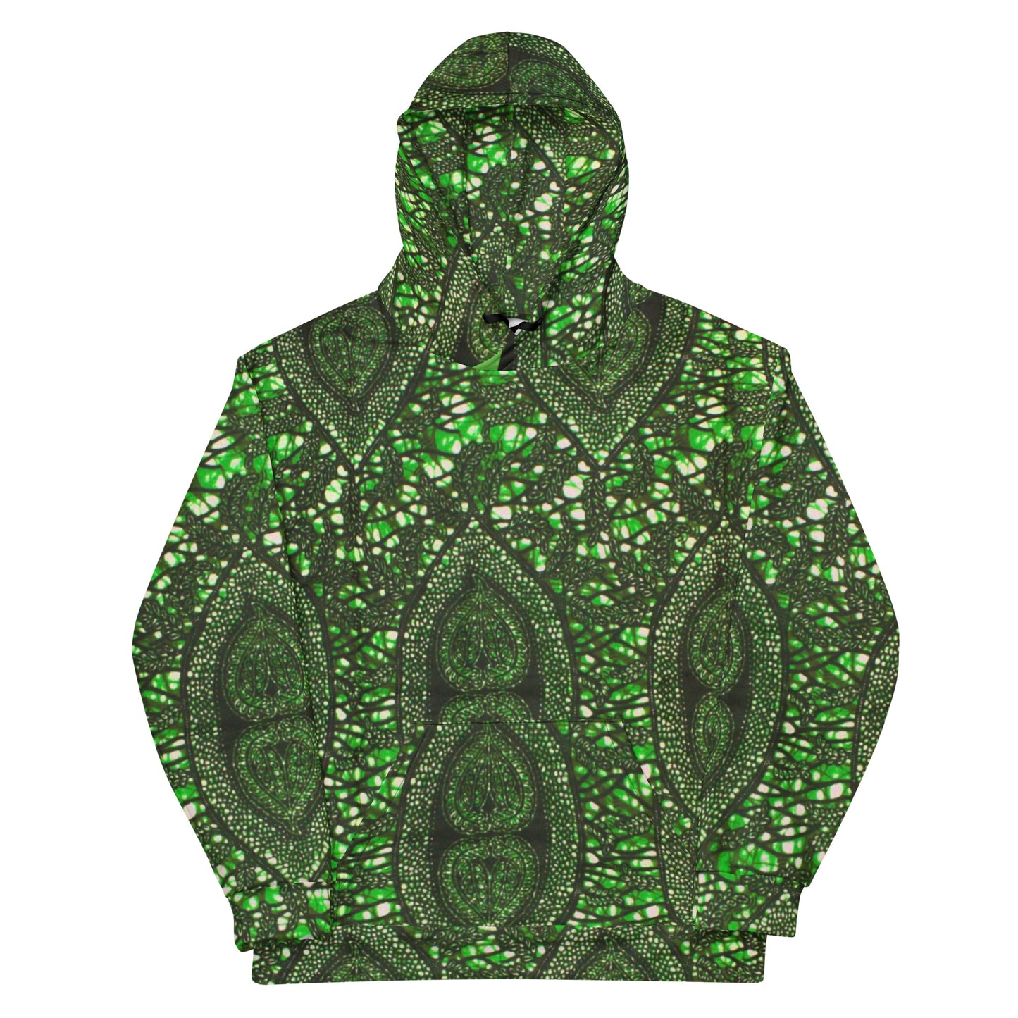 Green Peas Ankara Unisex Hoodie