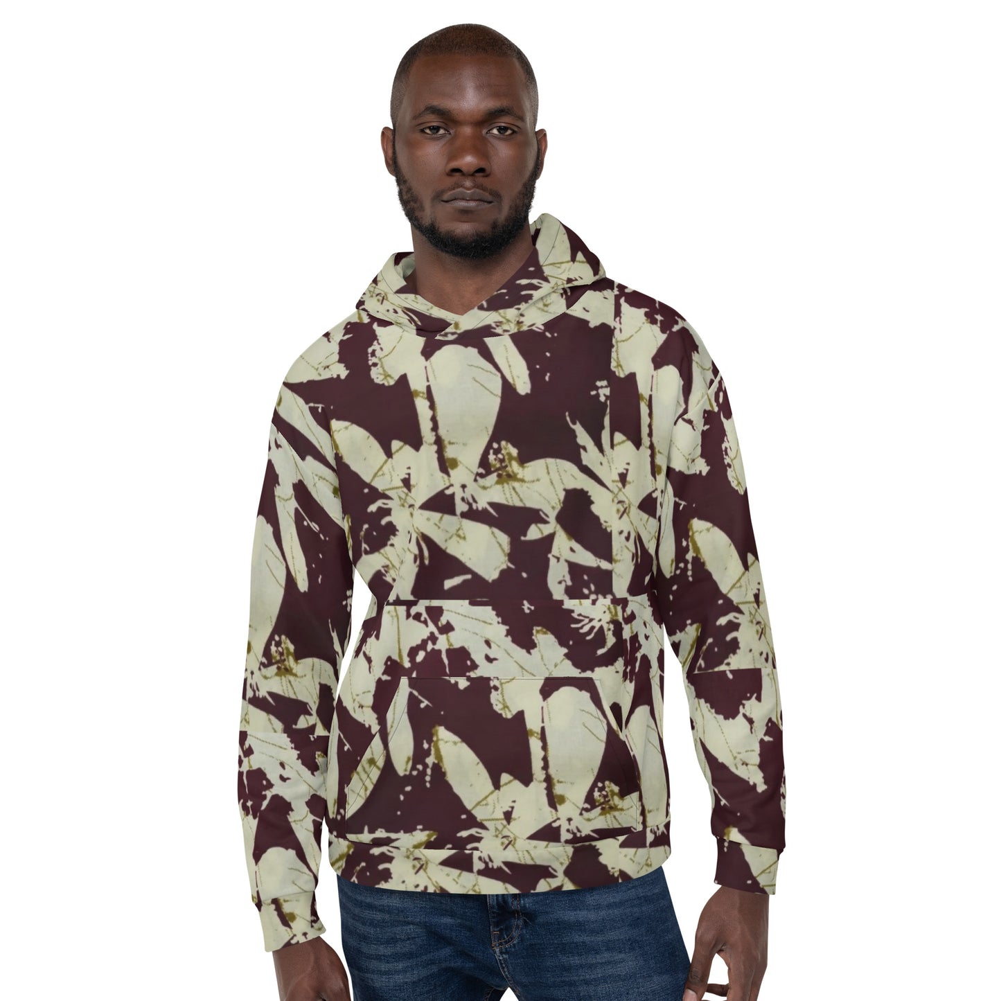 Brown Adire Unisex Hoodie