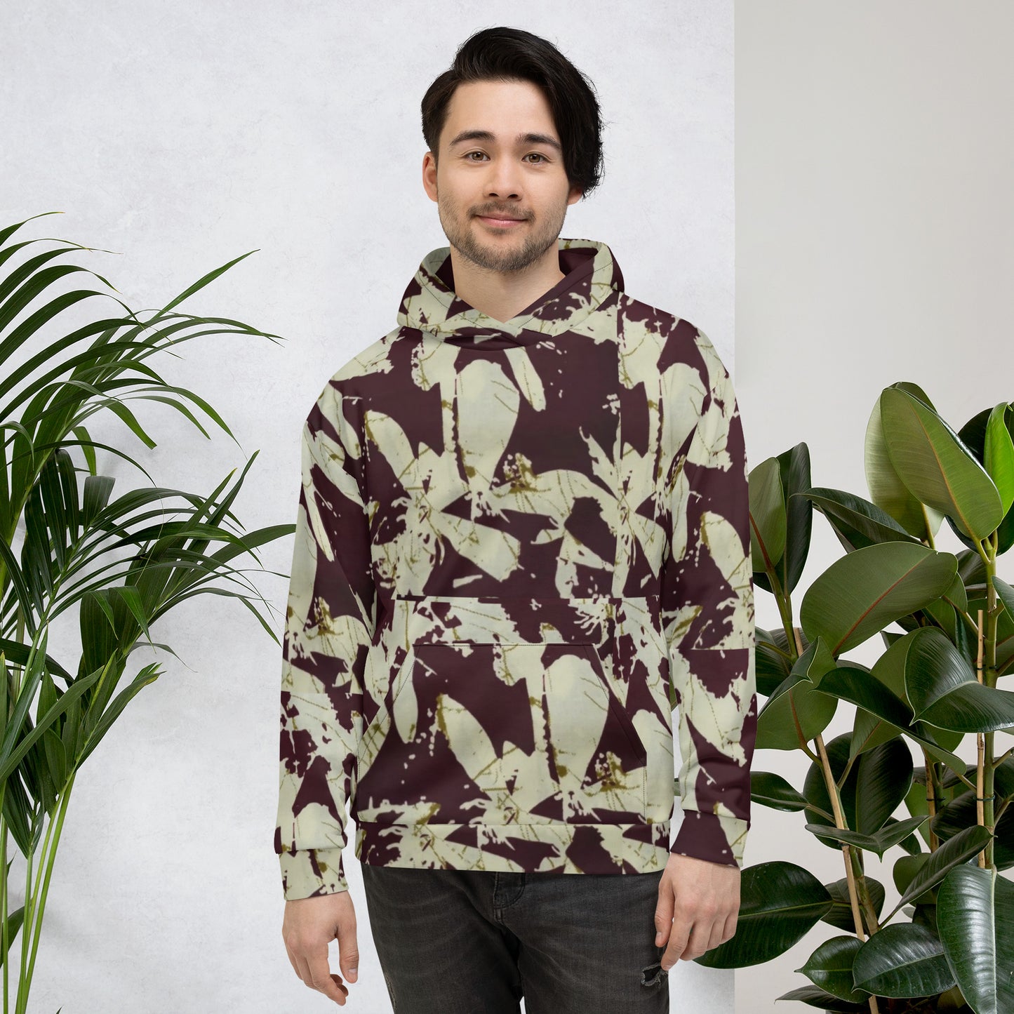 Brown Adire Unisex Hoodie