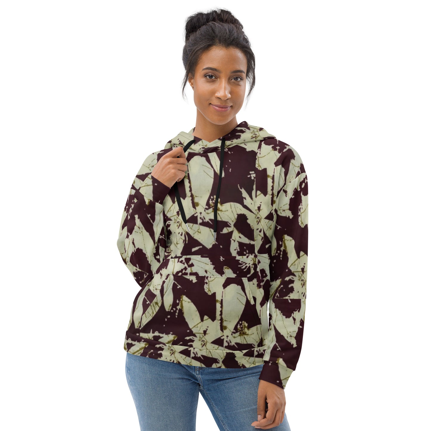 Brown Adire Unisex Hoodie