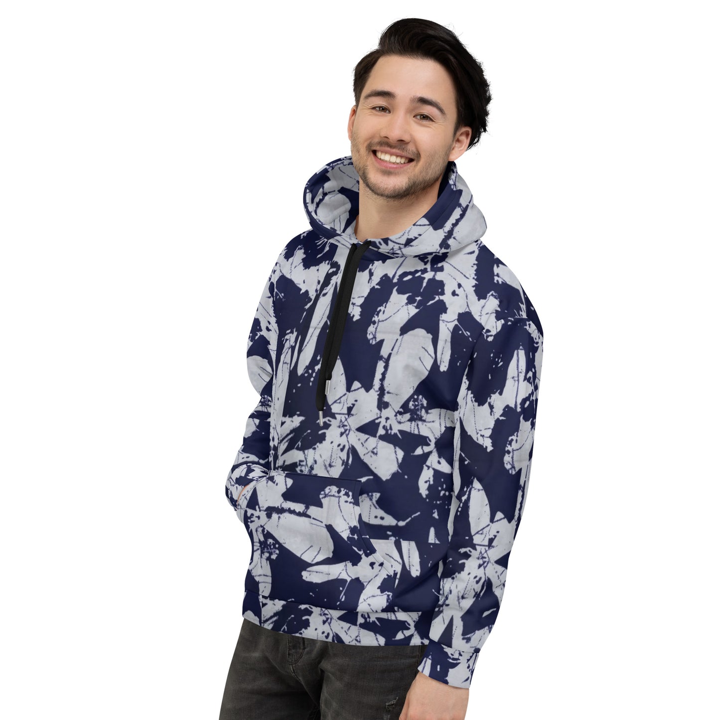 Indigo Adire Unisex Hoodie