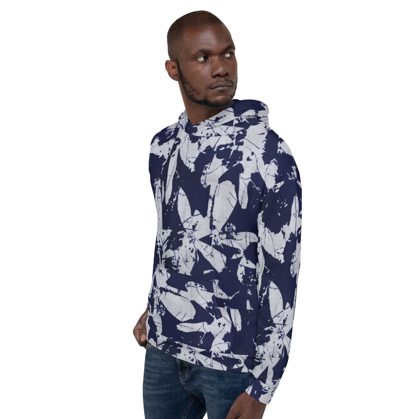 Indigo Adire Unisex Hoodie