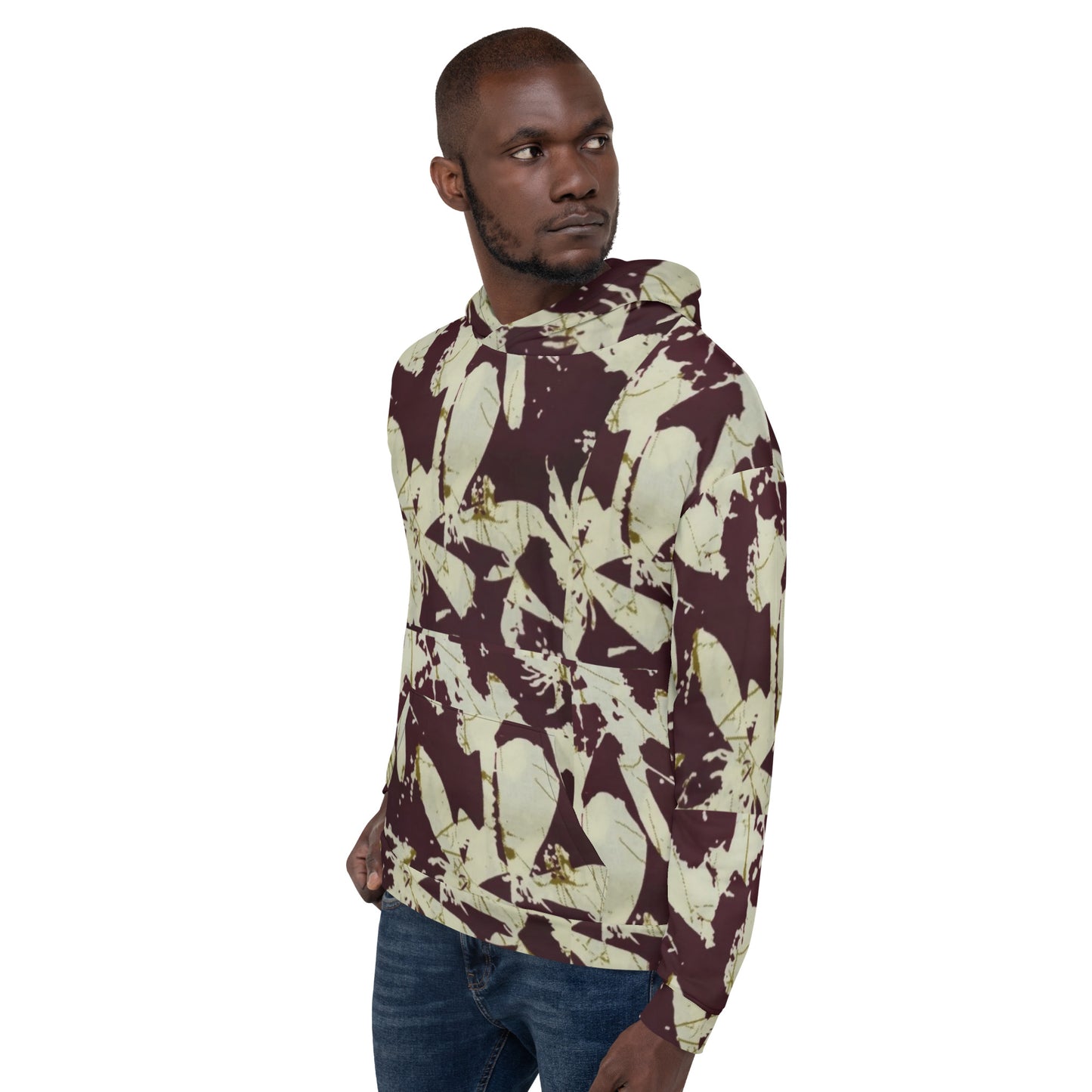 Brown Adire Unisex Hoodie