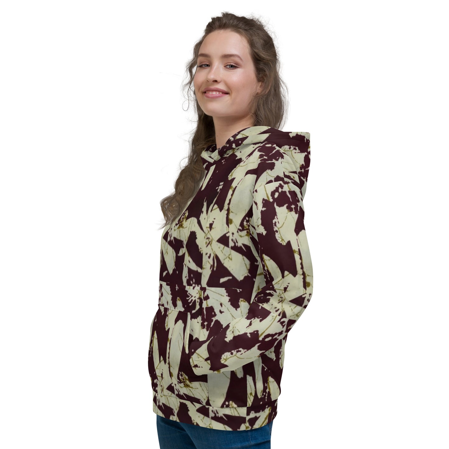 Brown Adire Unisex Hoodie