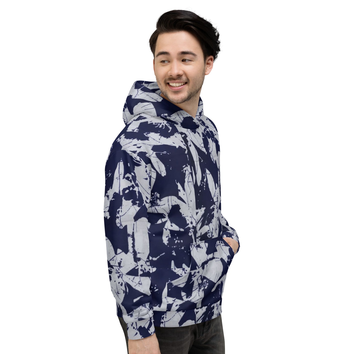 Indigo Adire Unisex Hoodie