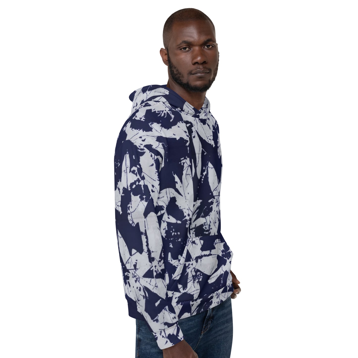 Indigo Adire Unisex Hoodie