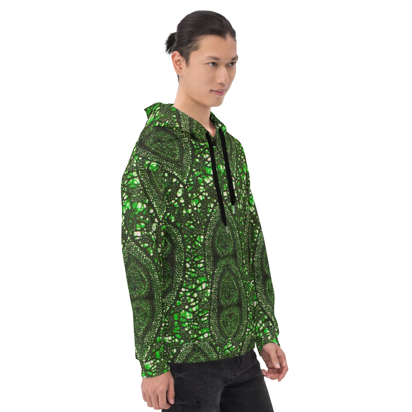 Green Peas Ankara Unisex Hoodie