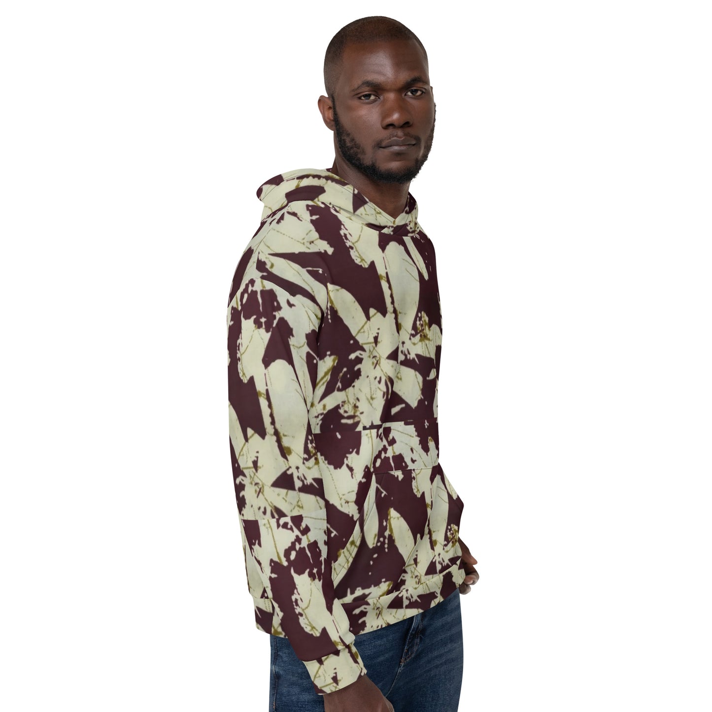 Brown Adire Unisex Hoodie