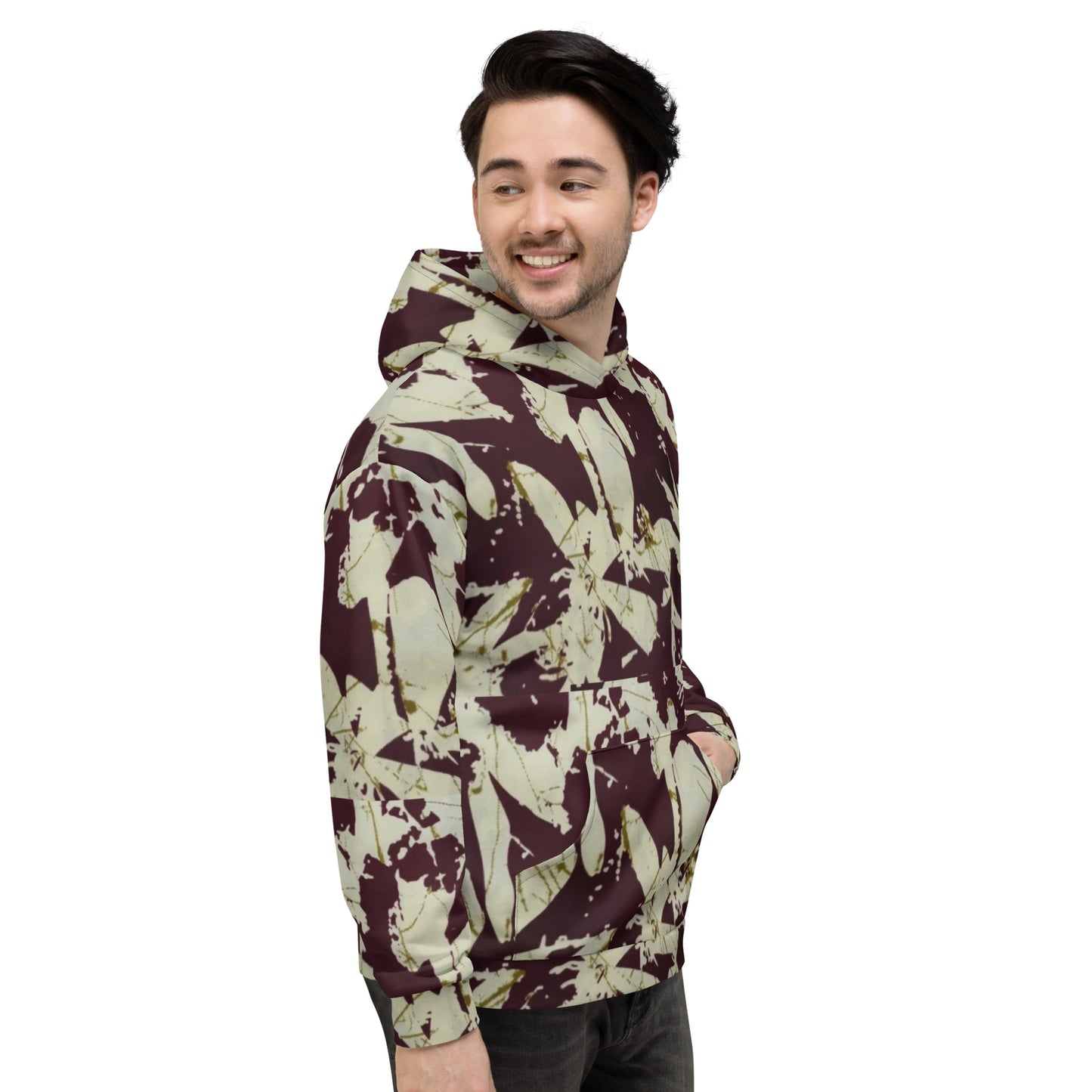 Brown Adire Unisex Hoodie