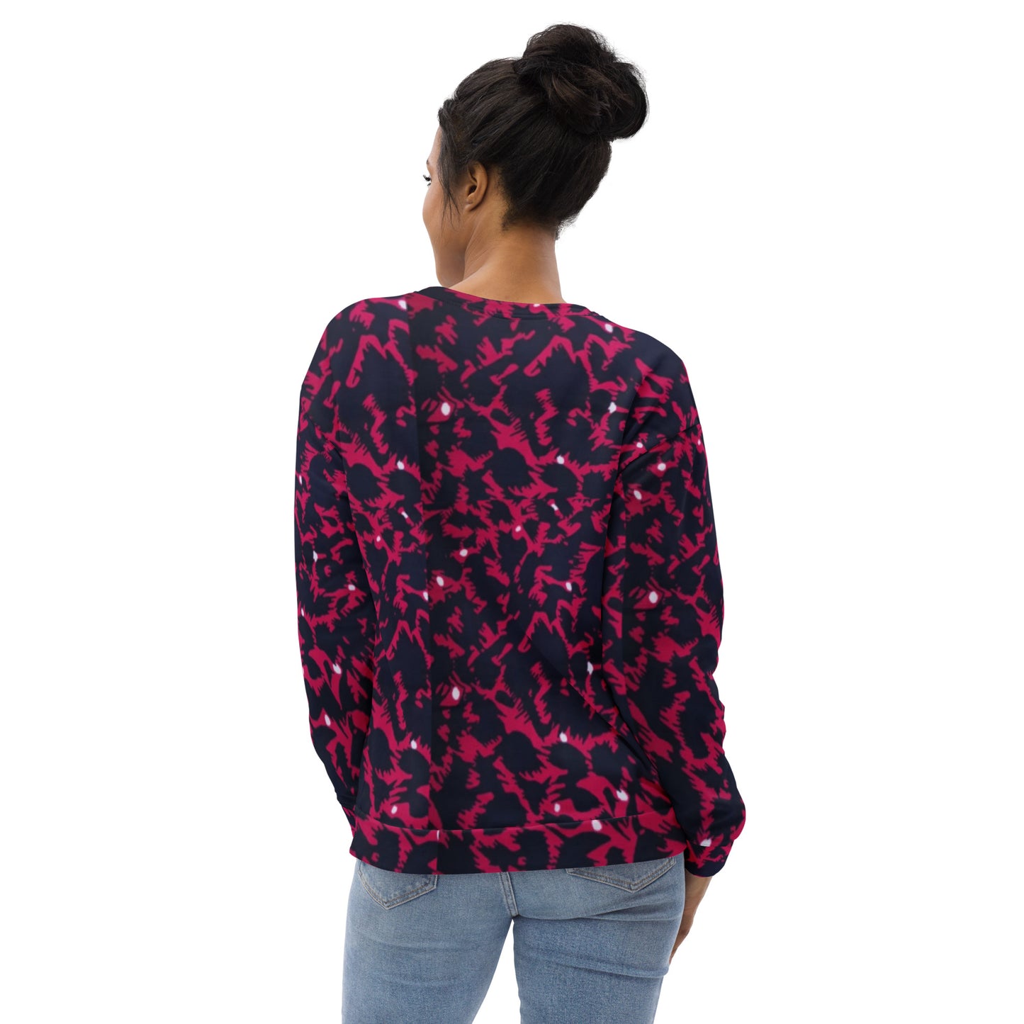 Pink Leopard Ankara Unisex Sweatshirt