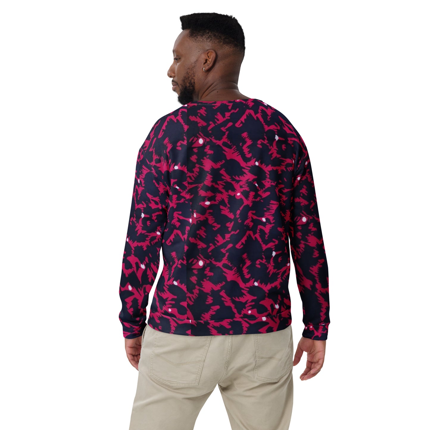 Pink Leopard Ankara Unisex Sweatshirt