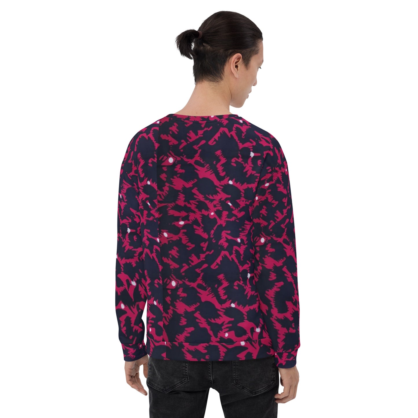 Pink Leopard Ankara Unisex Sweatshirt