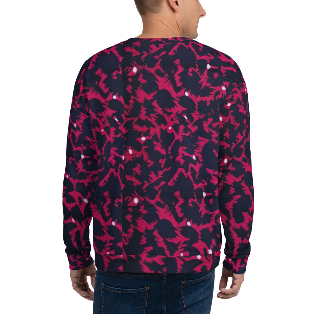 Pink Leopard Ankara Unisex Sweatshirt