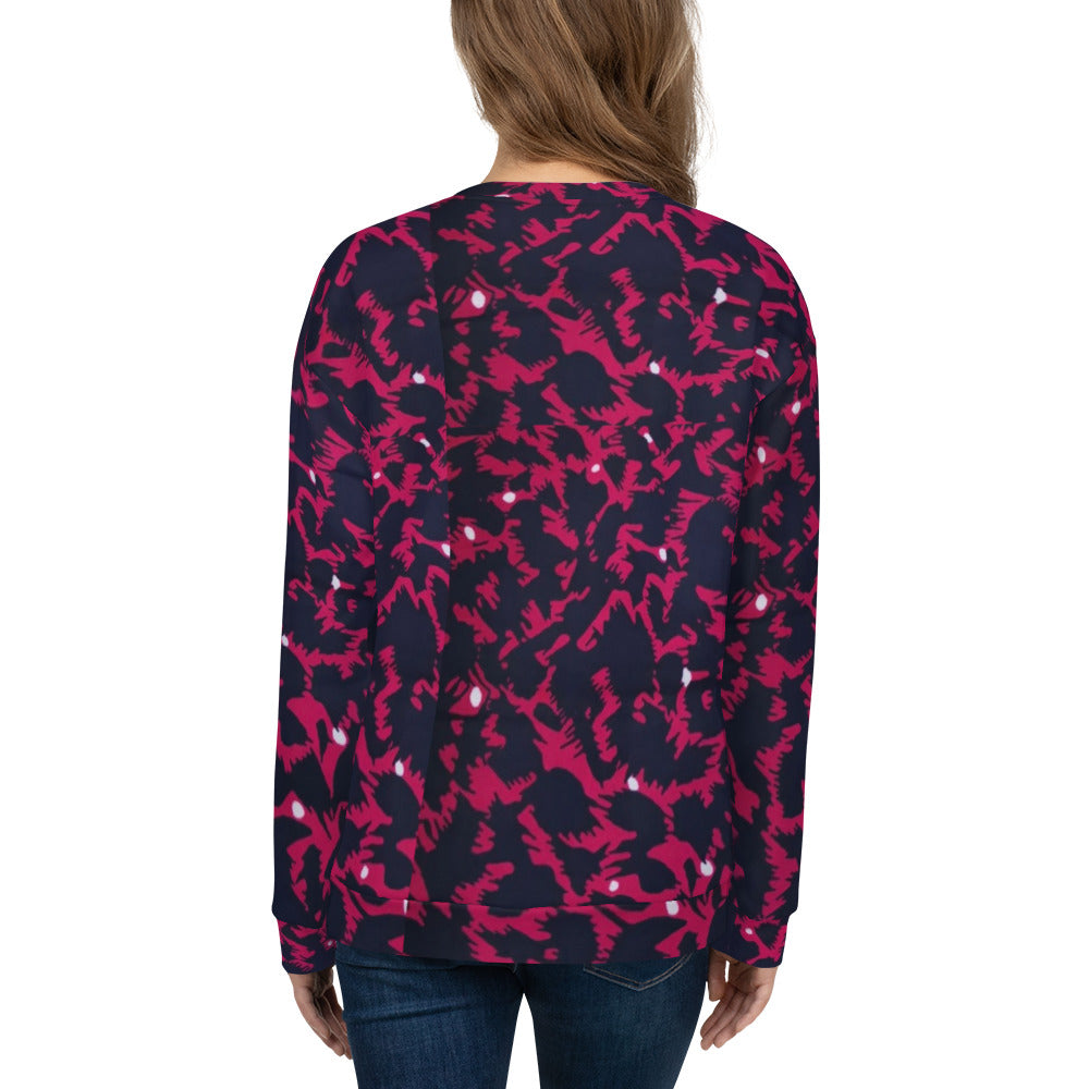 Pink Leopard Ankara Unisex Sweatshirt