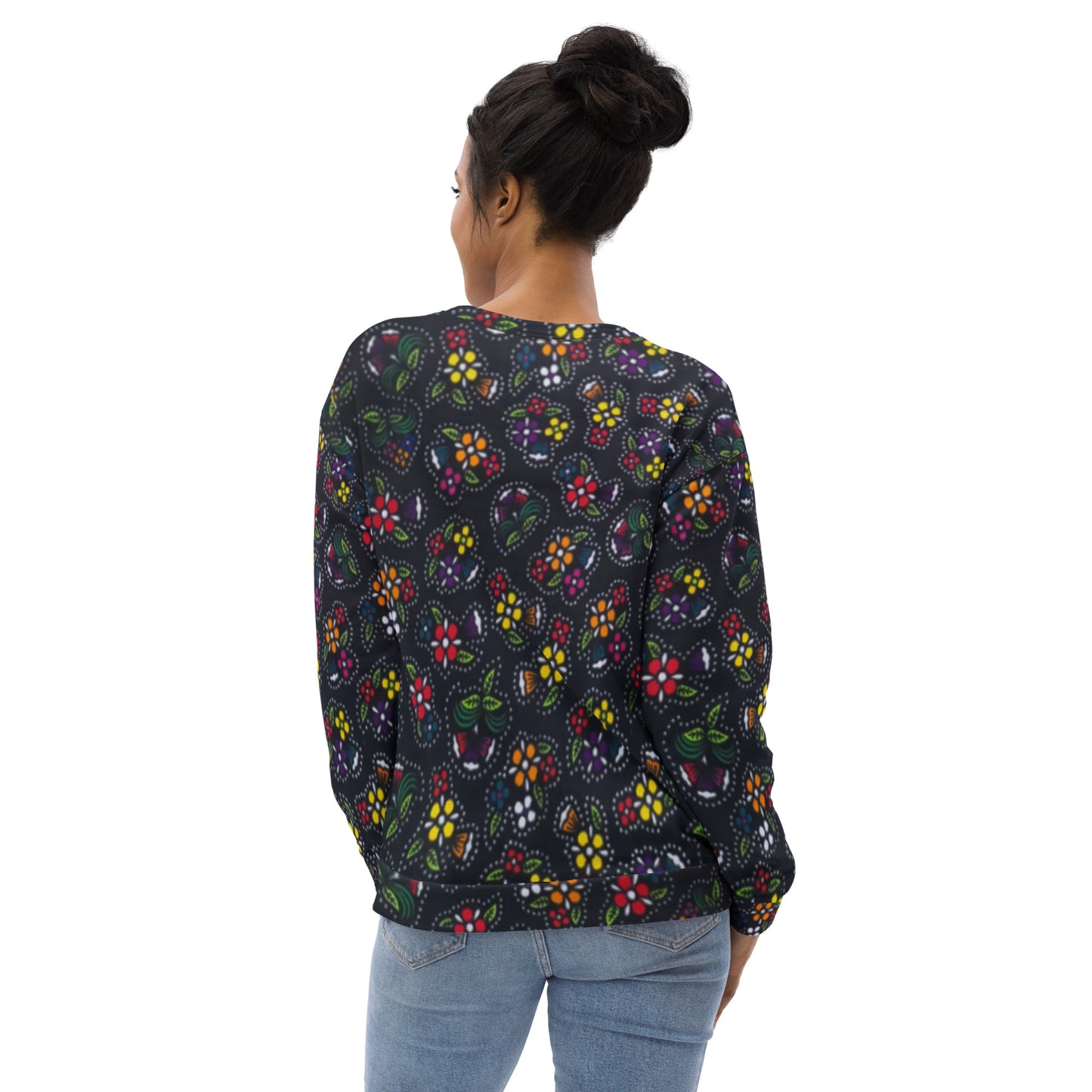 Multicolour Dark Ankara Unisex Sweatshirt