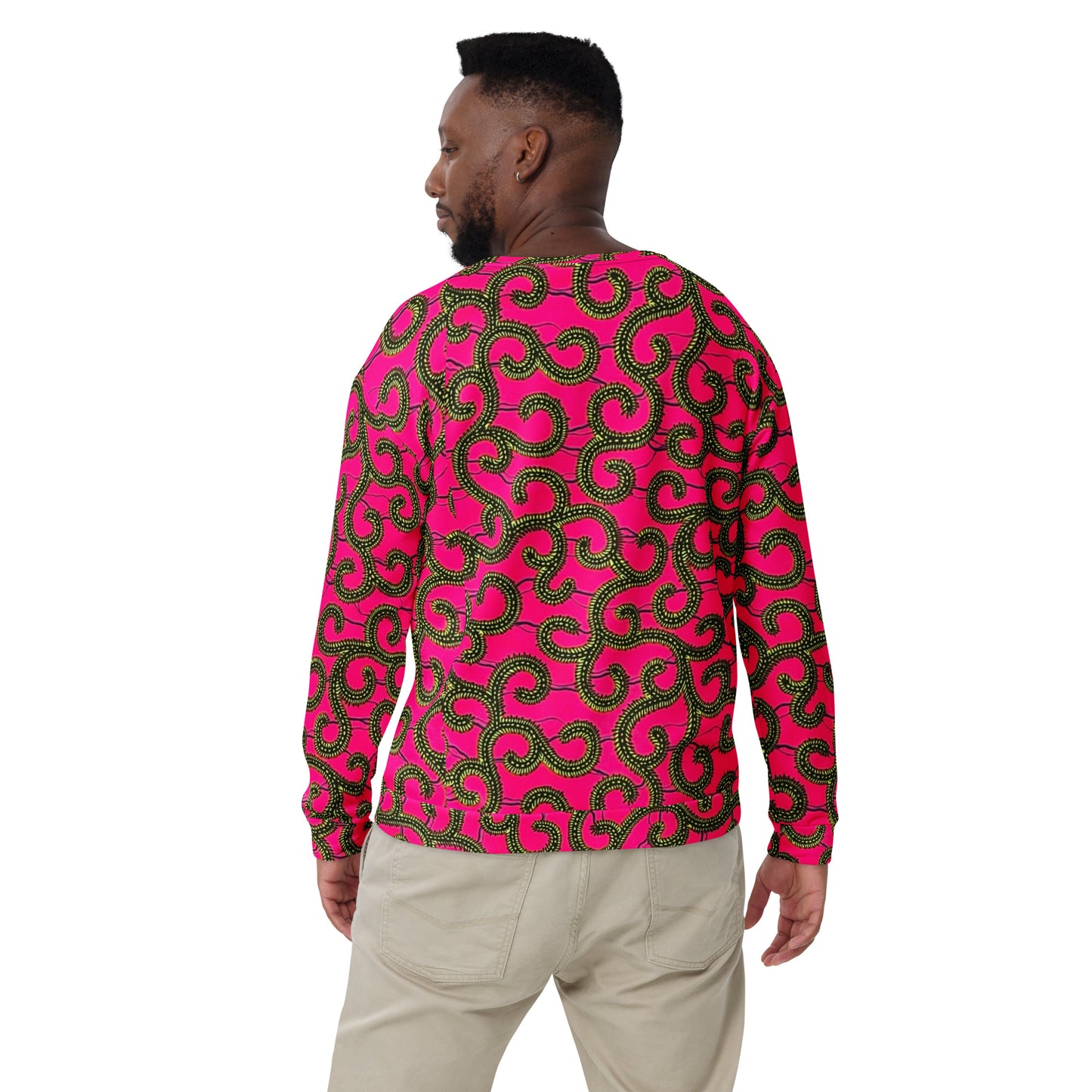 Pink Ankara Unisex Sweatshirt