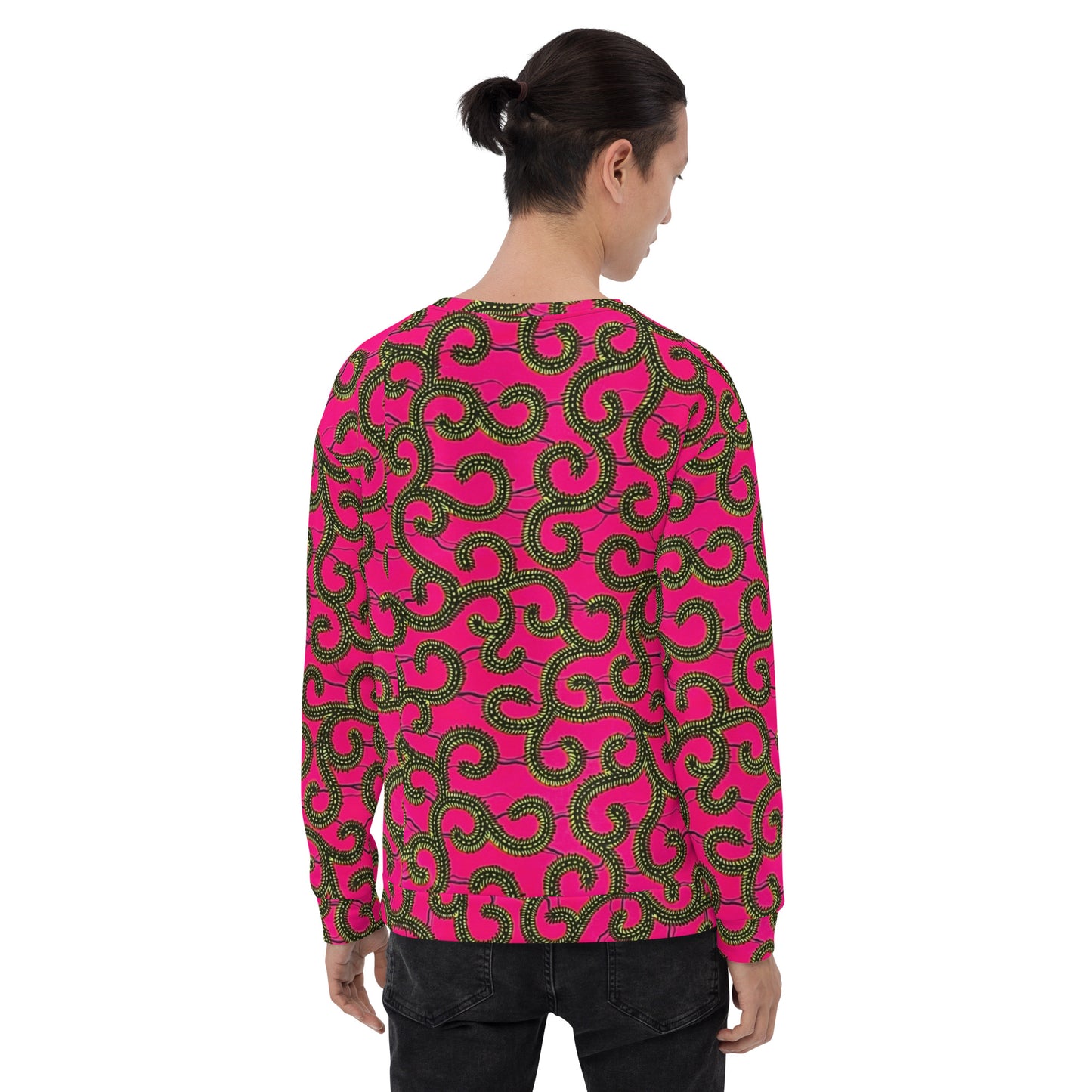 Pink Ankara Unisex Sweatshirt