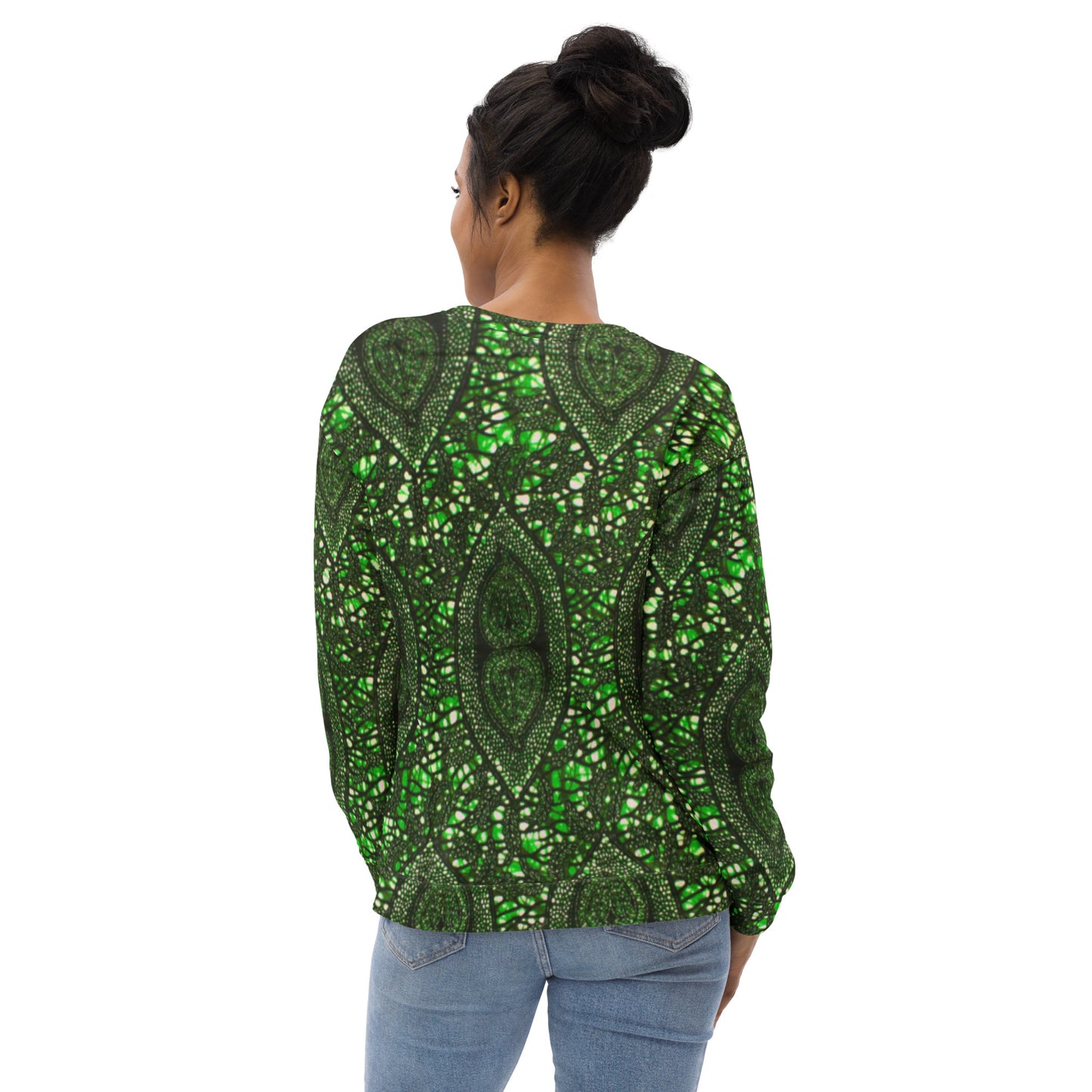 Green Peas Ankara Unisex Sweatshirt