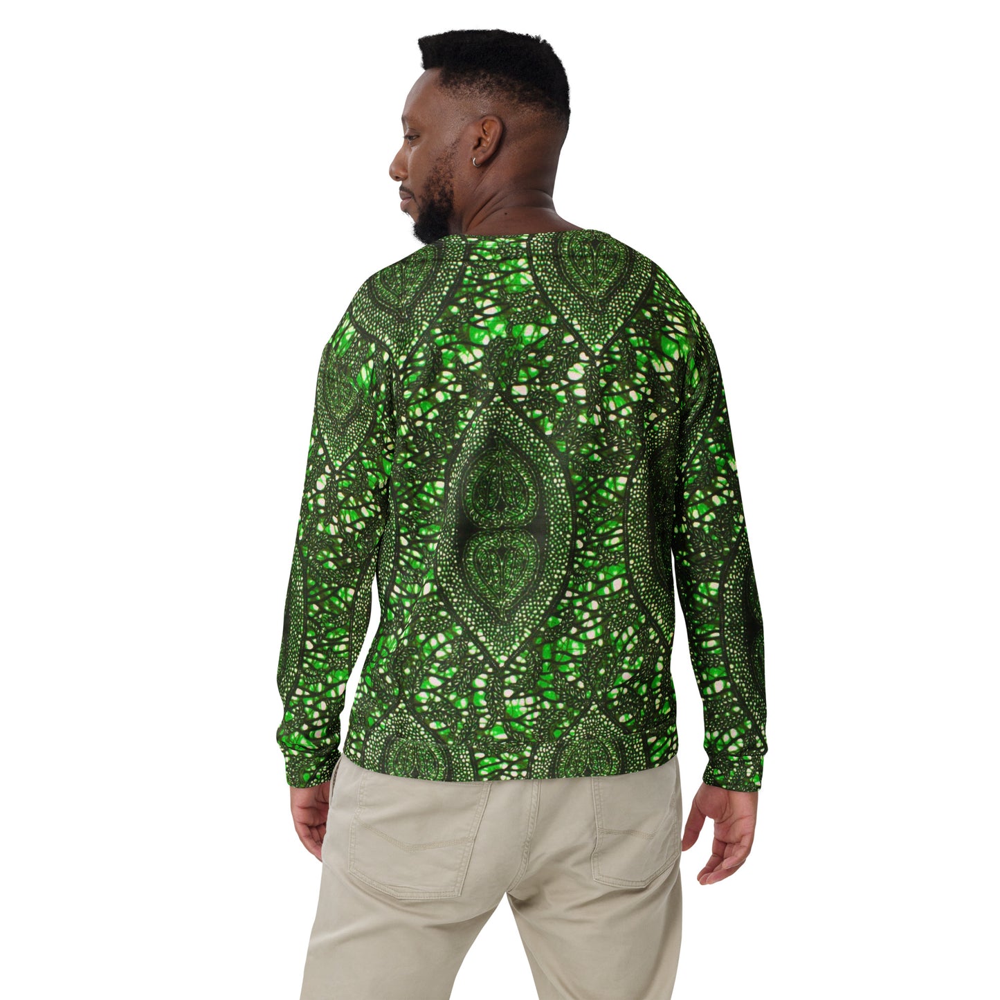 Green Peas Ankara Unisex Sweatshirt