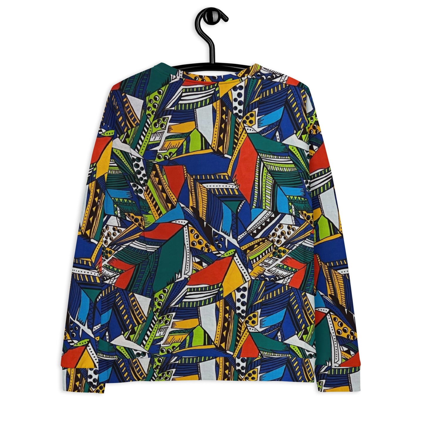 Multicolour Shapes Ankara Unisex Sweatshirt