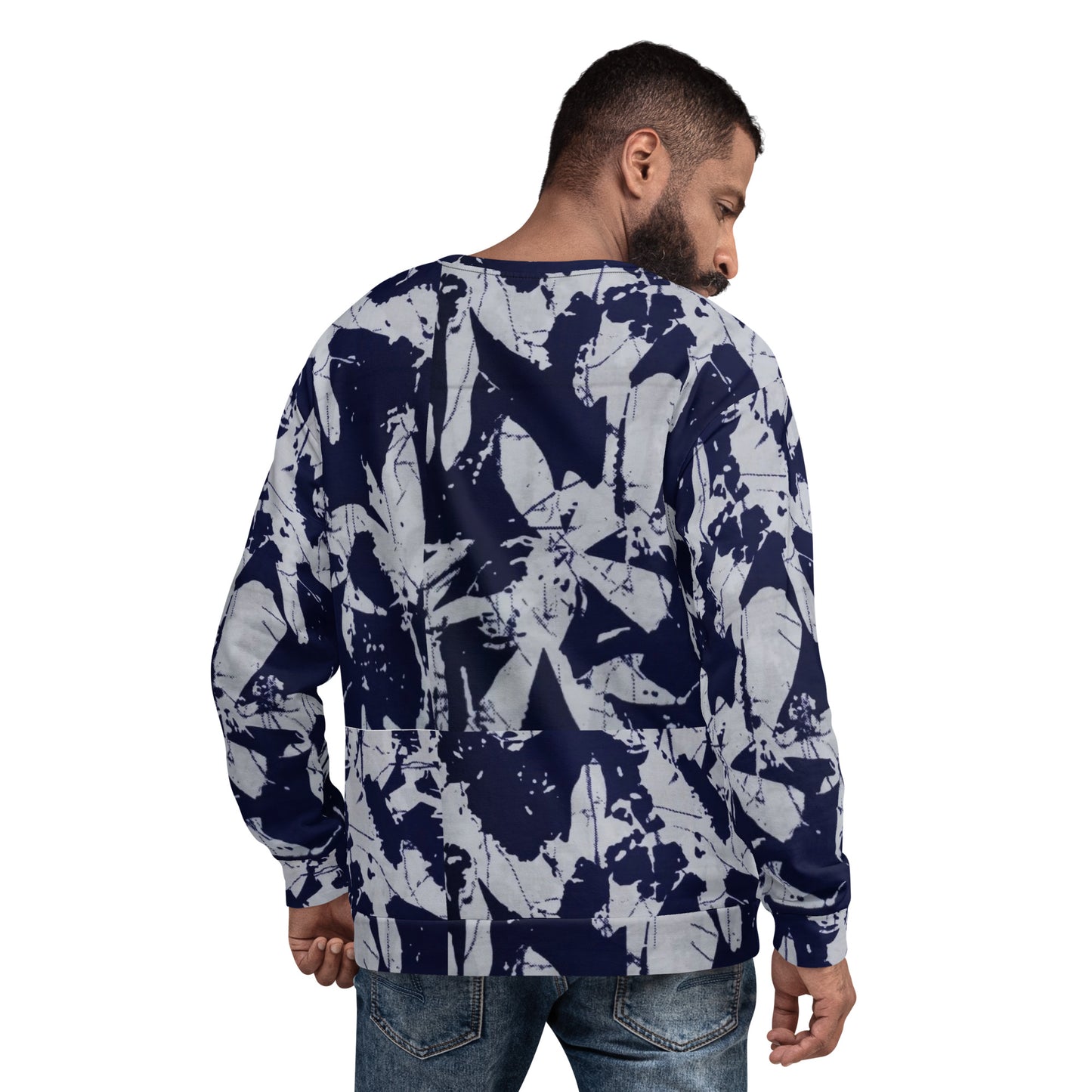 Indigo Adire Unisex Sweatshirt