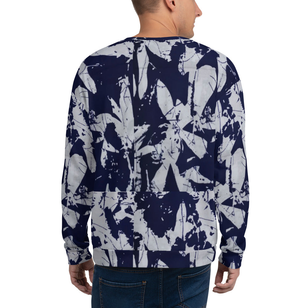 Indigo Adire Unisex Sweatshirt