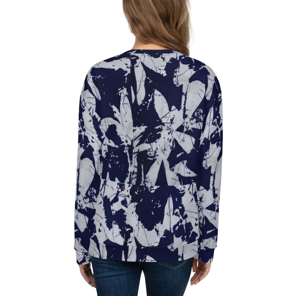 Indigo Adire Unisex Sweatshirt